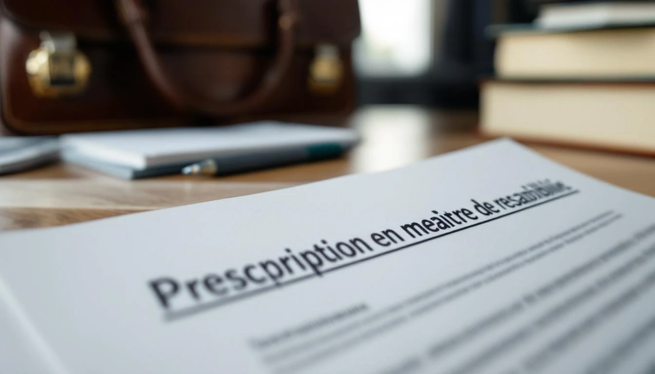 Prescription en matière de responsabilité : ce que vous devez savoir