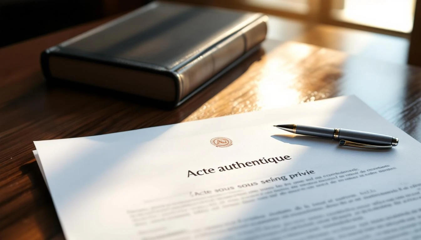 Acte authentique vs acte sous seing privé : quelle différence pour votre héritage