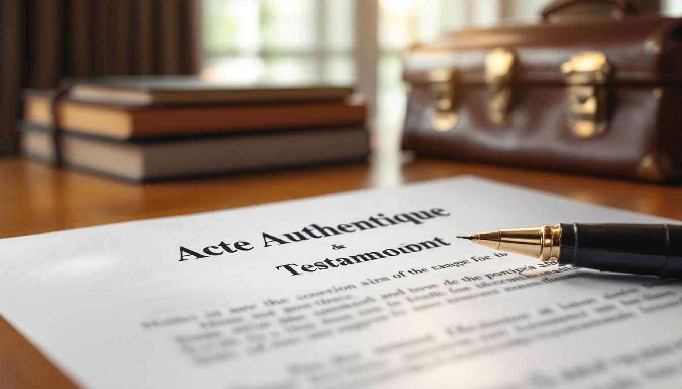 Acte authentique ou testament : quel choix pour vos dernières volontés